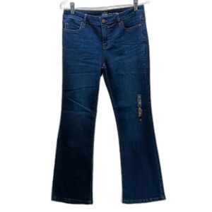 SOHO Curvy Bootcut Dark Wash Stretch Denim 5 Pocket Jeans Women's 10 Petite